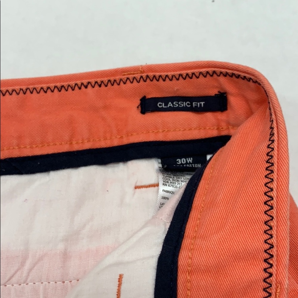 Nautica Classic Orange Cotton Shorts - Picture 4 of 5